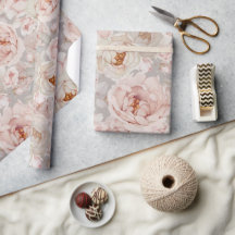 Elegante Peony Wraping Paper