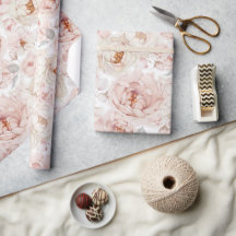 Elegante Peony Wraping Paper