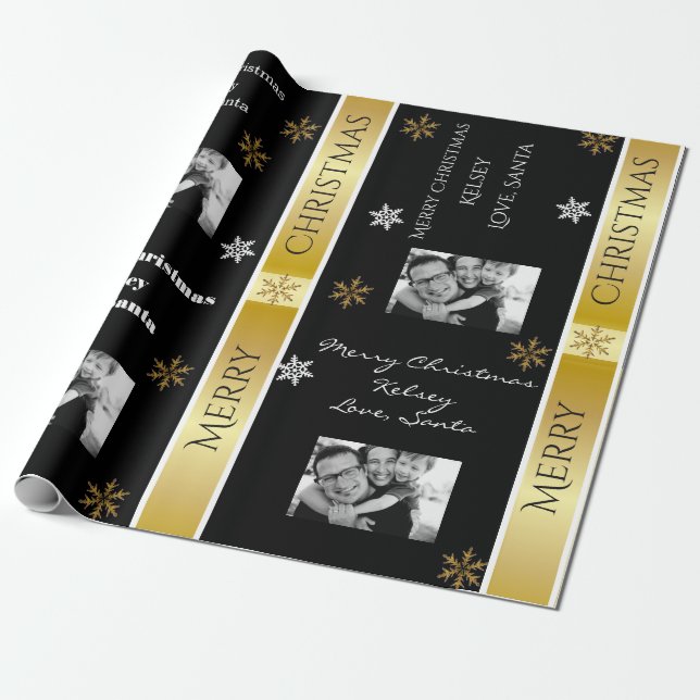 Papel De Presente Elegante Personalizado Com Pic (Desenrolado)