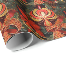 Elegante Poinsettia do Enfeites de natal Vermelho 