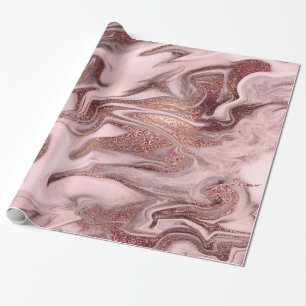 Papel De Presente Elegante rosa de cobre, de cor-de-rosa, de aparênc