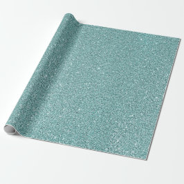 Papel De Presente Elegante Sage Green Sparkly