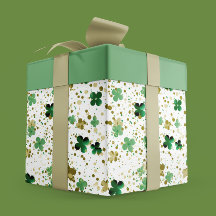 Elegante Shamrock verde e Dourado