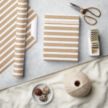 Elegante Simples Branco Sobre Kraft Marrom Rústico