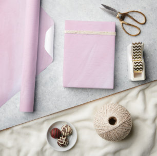 Papel De Presente Elegante Verão Rosa Poeirento