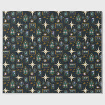 Elegante Whimsigoth Estrelas Celestiais Halloween