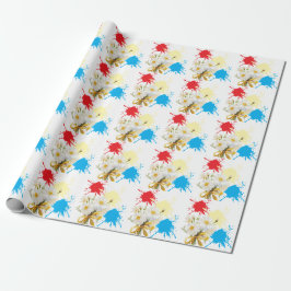 Papel De Presente Elegent modren dazie flower