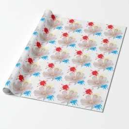 Papel De Presente Elegent modren dazie flower