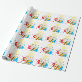 Papel De Presente Elegent modren dazie flower