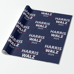 Papel De Presente Eleição de Harris Walz 2024 III