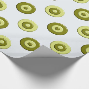 Papel De Presente Elemento verde das bolinhas