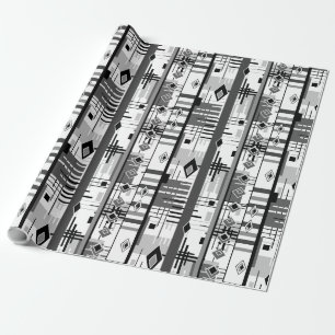 Papel De Presente elementos geométricos abstrato modernos do ornamen