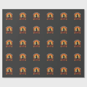 Papel De Presente Eles São Túmulo de Bomba de Halloween Bruxa Kooky
