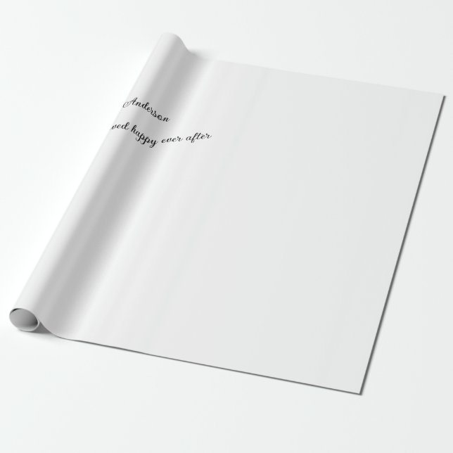 Papel De Presente Eles viveram felizes para sempre (Desenrolado)