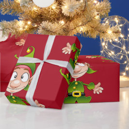 Papel De Presente Elf de Natal