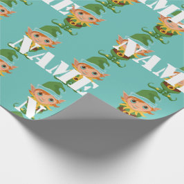 Papel De Presente Elf de Natal para Crianças Personalizadas