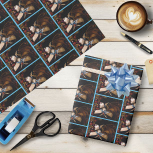 Papel De Presente Elf Dragon Butterfly Fantasy