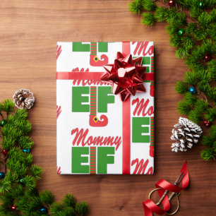 Papel De Presente Elf mamãe