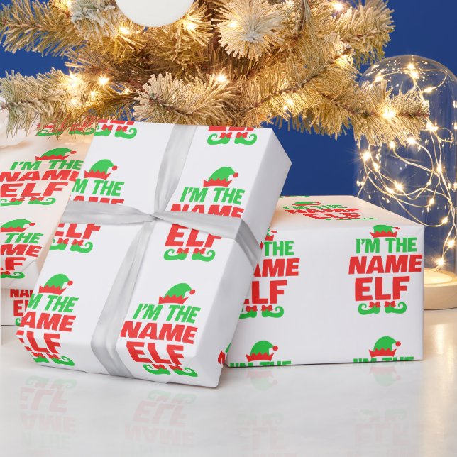 Papel De Presente Elfo de Natal Personalizado (Feriados)