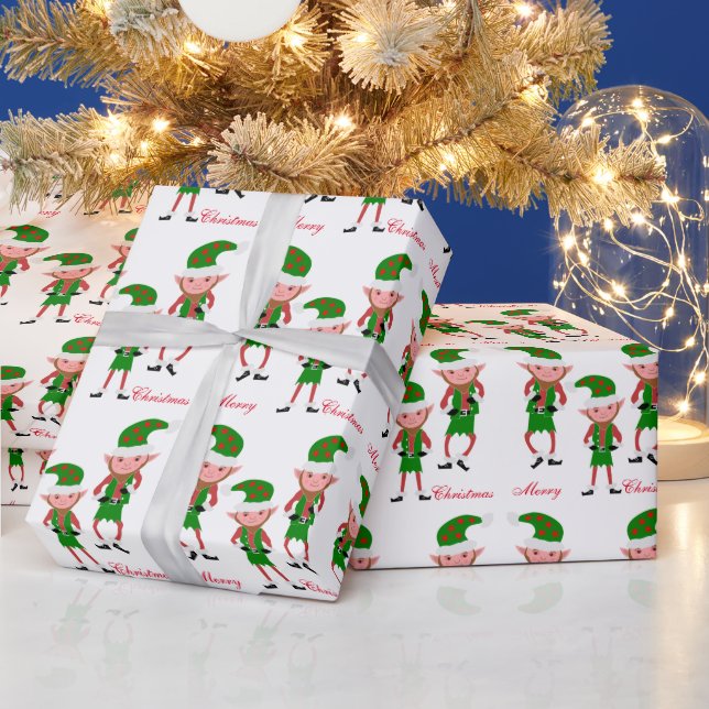 Papel De Presente Elfos Natal (Feriados)
