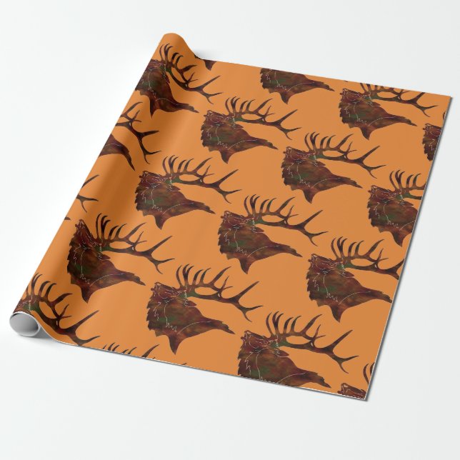 Papel De Presente "Elk Bugle" (Desenrolado)