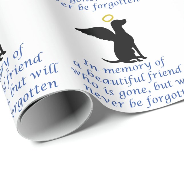 Papel De Presente Em Memória De (Ponta do rolo)