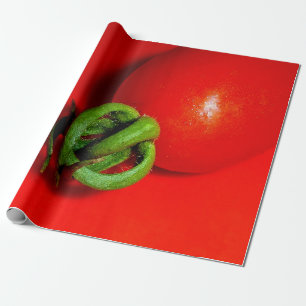 Papel De Presente Embalagem de tomate vermelho