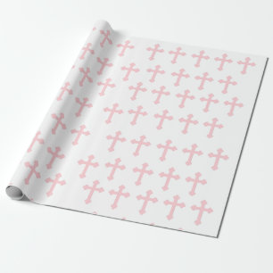 Papel De Presente Embalagem para presente Cross Rosa