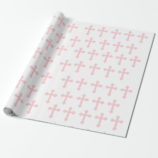 Papel De Presente Embalagem para presente Cross Rosa