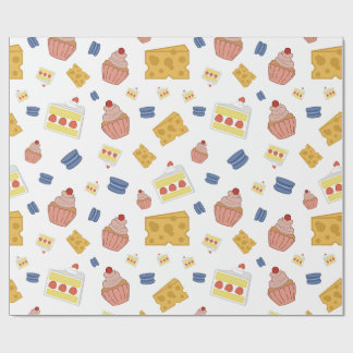 Papel De Presente Embalagem para presente de sobremesa, doce, divert