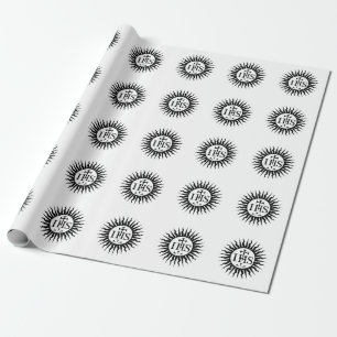 Papel De Presente Emblema da Companhia de Jesus Monograma