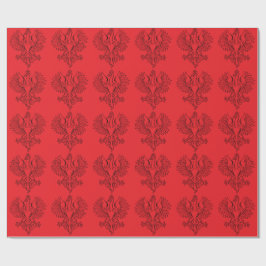 Papel De Presente Emblema do Estado Contemporâneo da Águia Branca da