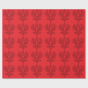Papel De Presente Emblema do Estado Contemporâneo da Águia Branca da