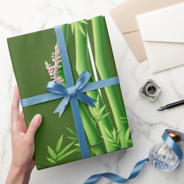 Papel De Presente Embrião da Natureza: Bamboo Gift Wrap (Presentear)