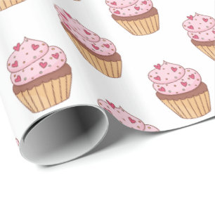 Papel De Presente Embrulhamento de Cupcake de papel