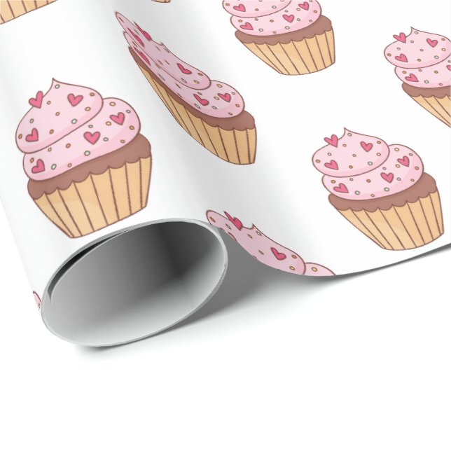 Papel De Presente Embrulhamento de Cupcake de papel (Ponta do rolo)