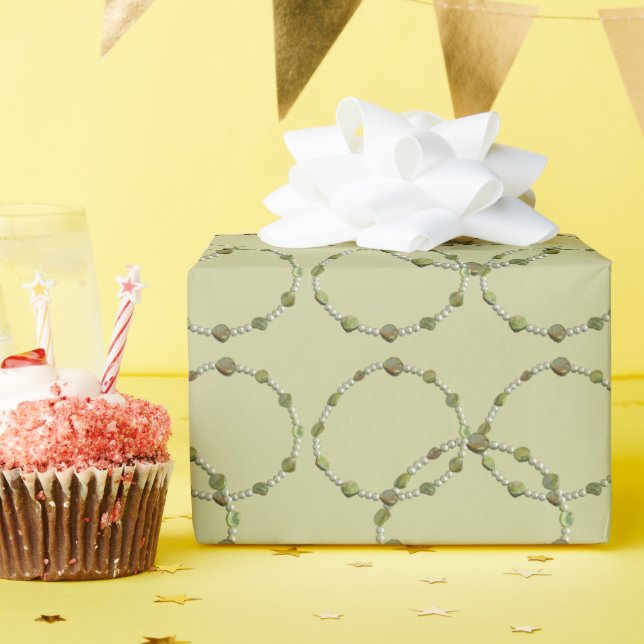 Papel De Presente Embrulho de Presente - Círculos Entrelaçados - Pér (Festa de aniversário)