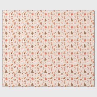 Papel De Presente Embrulho de Presente de Natal Fofo