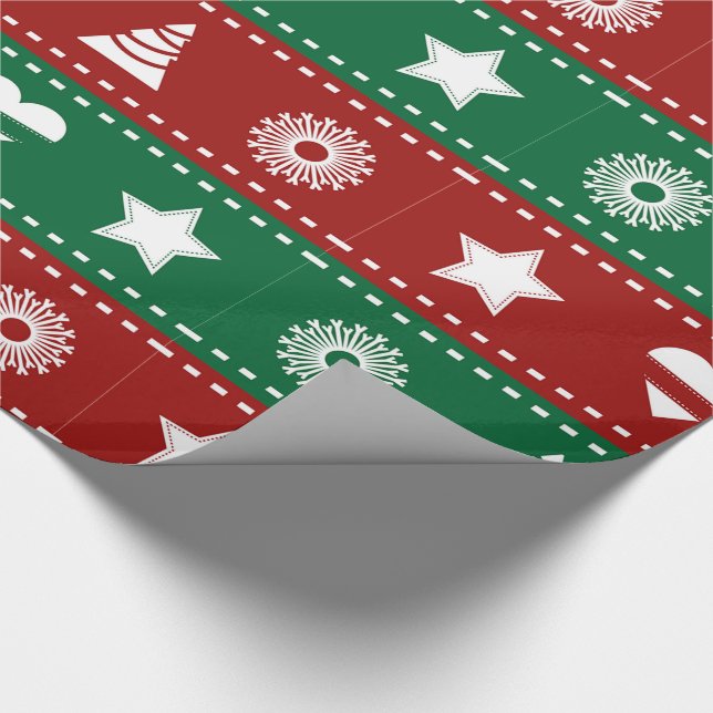 Papel De Presente Embrulho de Presente de Natal/Ornamentos (Ponta)