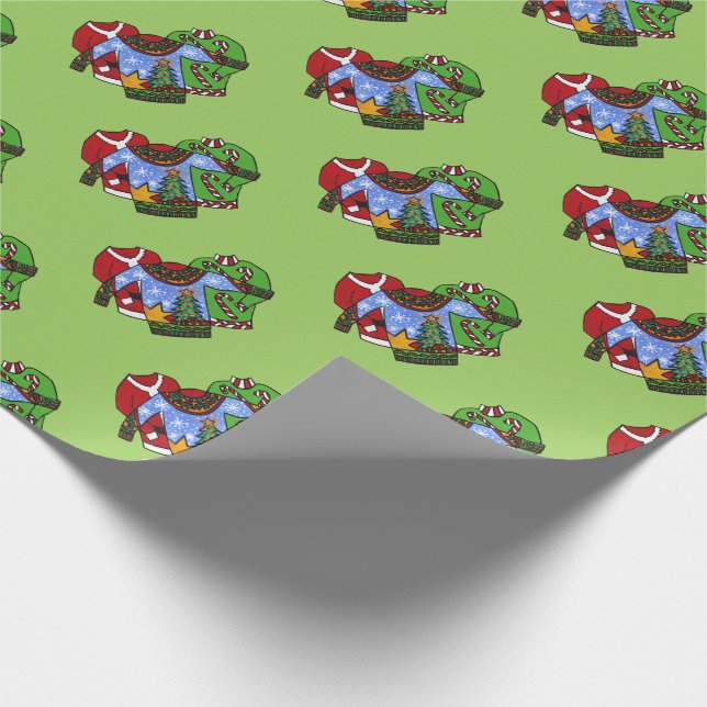 Papel De Presente embrulho de presente de suéter feio (Ponta)