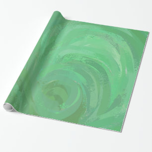 Papel De Presente Emerald Cream Green