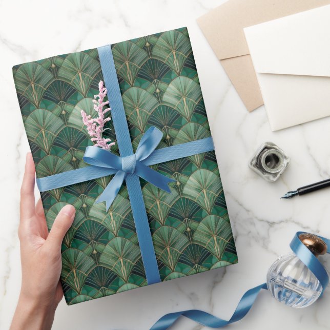 Papel De Presente Emerald Elegance (Presentear)