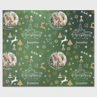 Papel De Presente Emerald Green - Presente de Natal Merry Wr