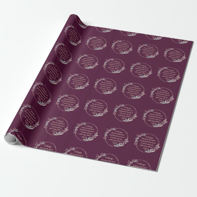 Papel De Presente Emma by Jane Austen Cote II - Estilo Bonito (Desenrolado)