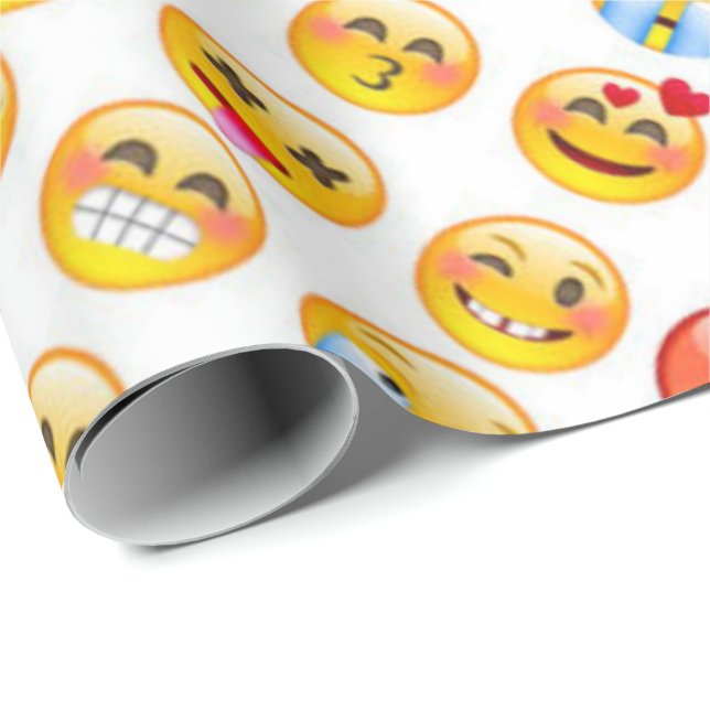Papel De Presente emoji (Ponta do rolo)