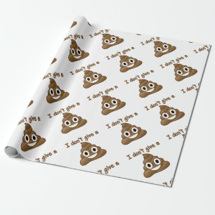 Papel De Presente Emoji dá um Poo