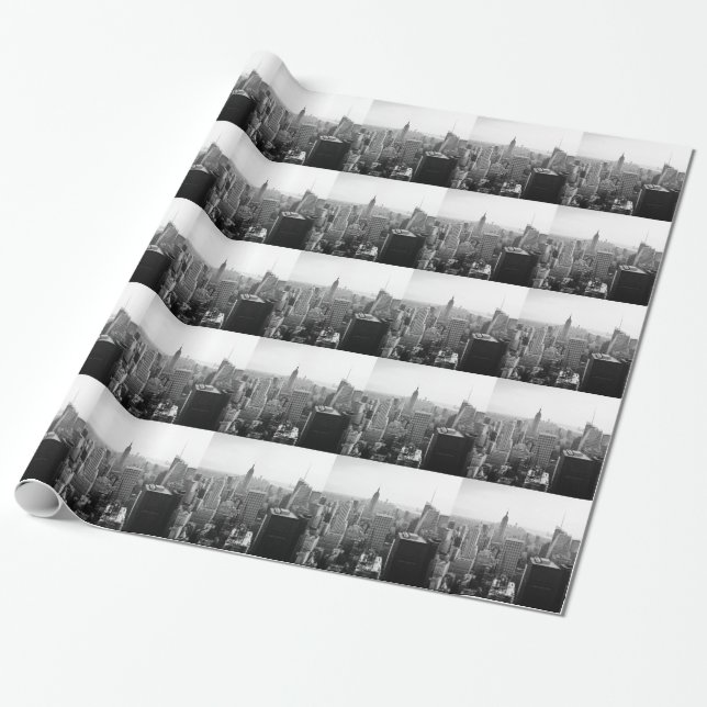 Papel De Presente Empire States Building Manhattan (Desenrolado)