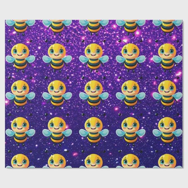 Papel De Presente Encantador De Abelhas, Considerado Inspirado (Aberto)