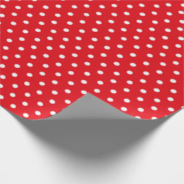 Papel De Presente Encapsulamento de Presente de Papel Dotty Vermelho