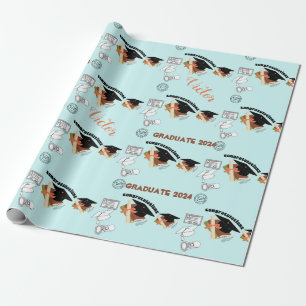 Papel De Presente encapsulamento simples unisex de formando
